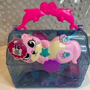 Polly Pocket Sparkle 🦦 Cove Adventure Island Treasure Chest Playset